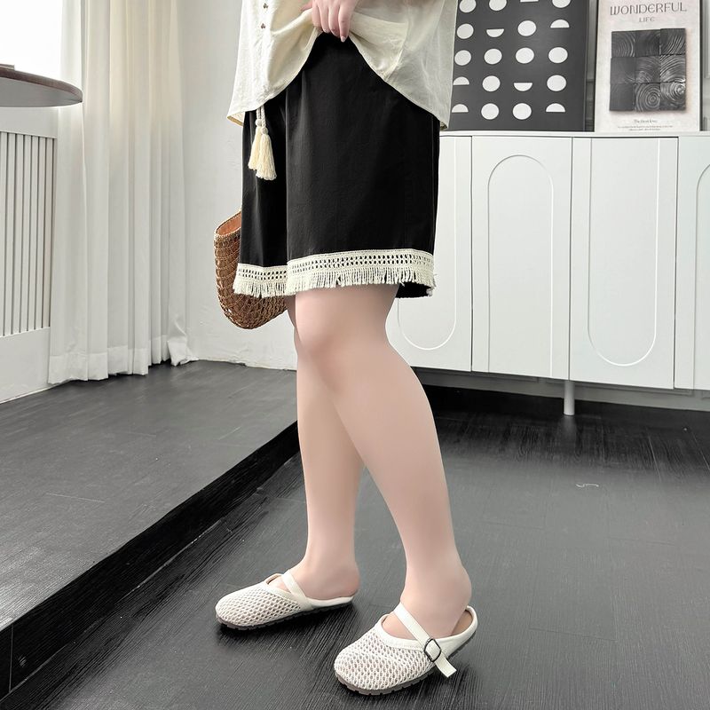 

Plus size women clothing [Unique Beautiful Shirt] Retro Elegant Lace V-neck Jacquard Short sleeve Shirts Summer Top Night Black-shorts 7xl