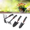 4Pcs Set Thickened Garden Shovel Rake Tool Set Home Gardening Accessories for Flower Planting