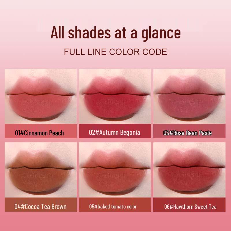 Colorkey Milk Mist Matt Samt Lipgloss: Nude, Übertragungsfester, Aufhellender Matter Lippenstift für Frauen.