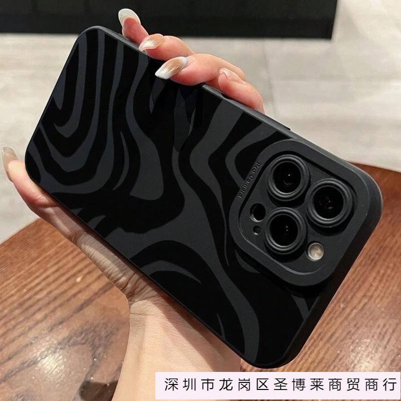 Black stripe for Apple 15 mobile phone case iphone12promax set 14/13/11/XSMAX pupil eye 78 black