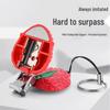 Compact Foldable Stainless Steel Nail Clippers - Cute Keychain Manicure Set
