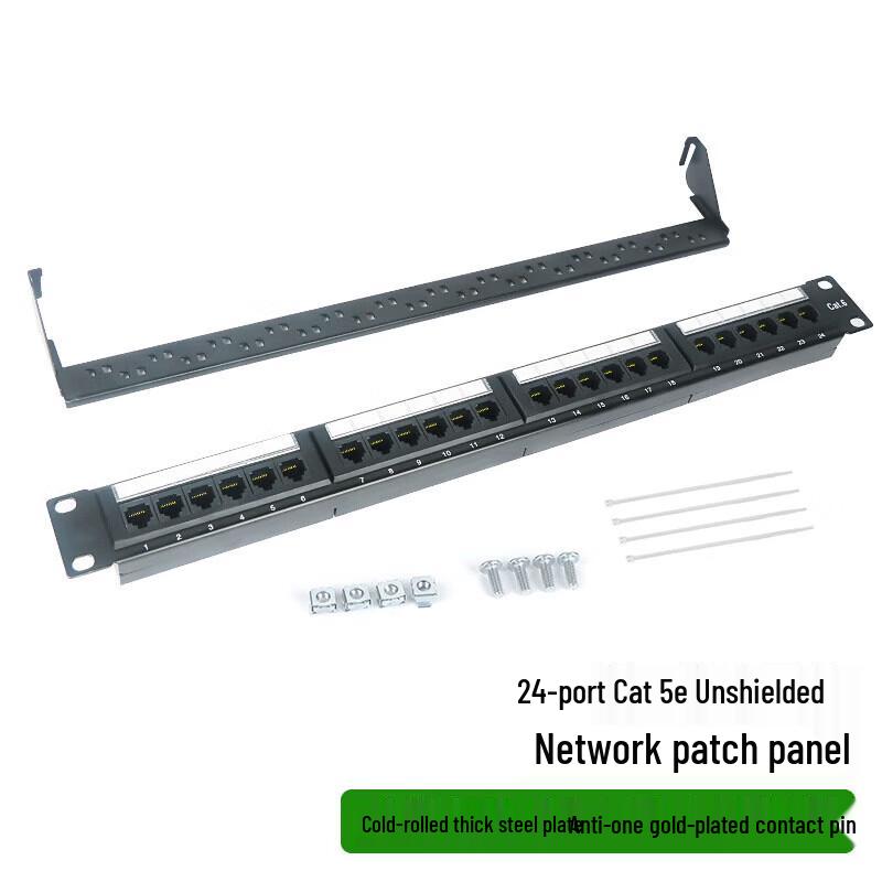 Huihuadu 24-Port 19-inch Network Patch Panel