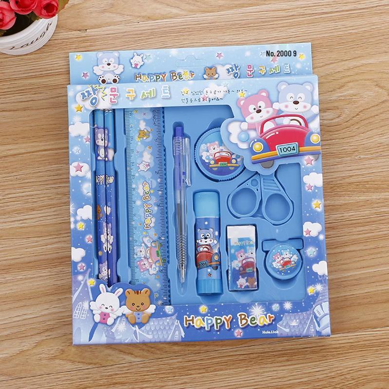 

Cartoon Stationery 9-Piece Set