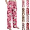 Children's Christmas Print Trousers Plush Casual Pants