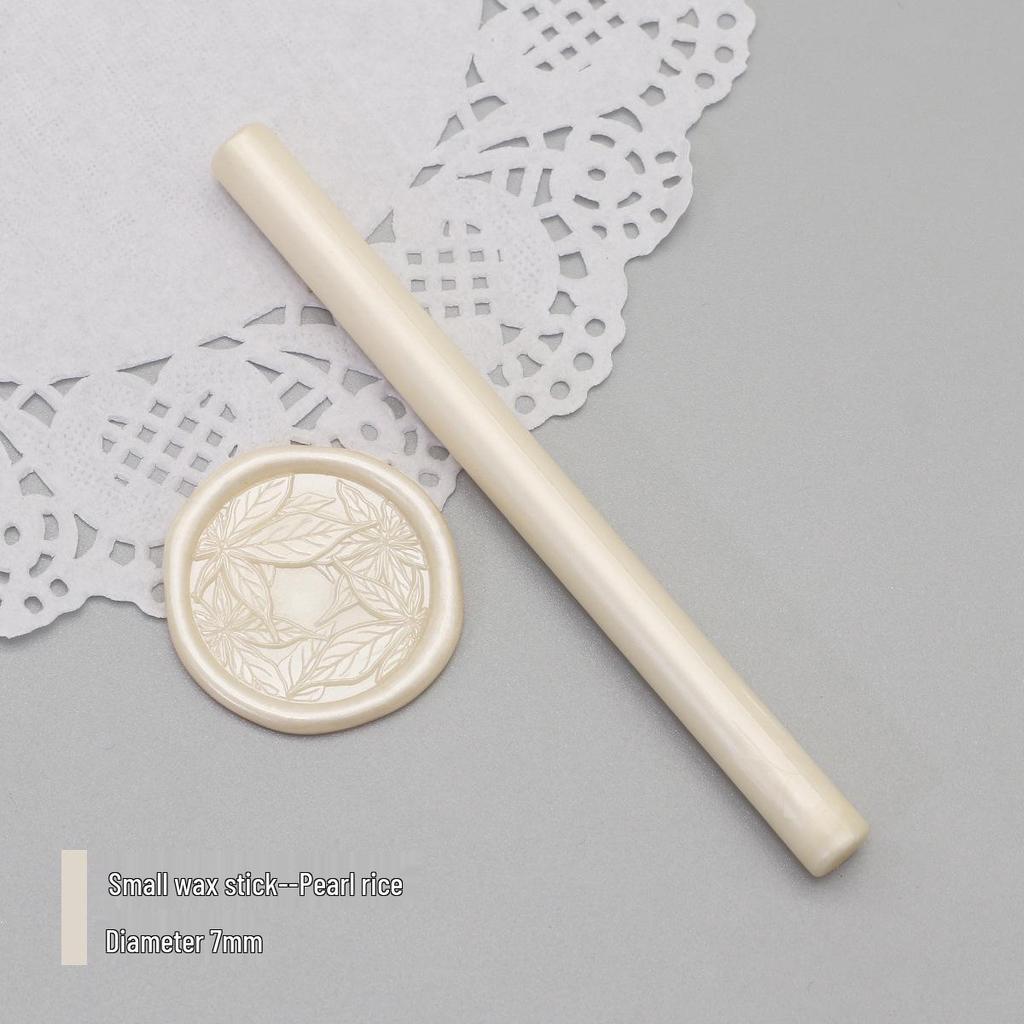 Bețișoare de Ceară de Sigiliu Mat Perlat, 125 Culori, 10x0.7cm, Compatibile cu Pistoale de Ceară, Culori Mixabile