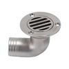 90 Degree Deck Drain Scupper 1.5in OD 316 Stainless Steel Plumbing Fittings for Marine Boat Yacht