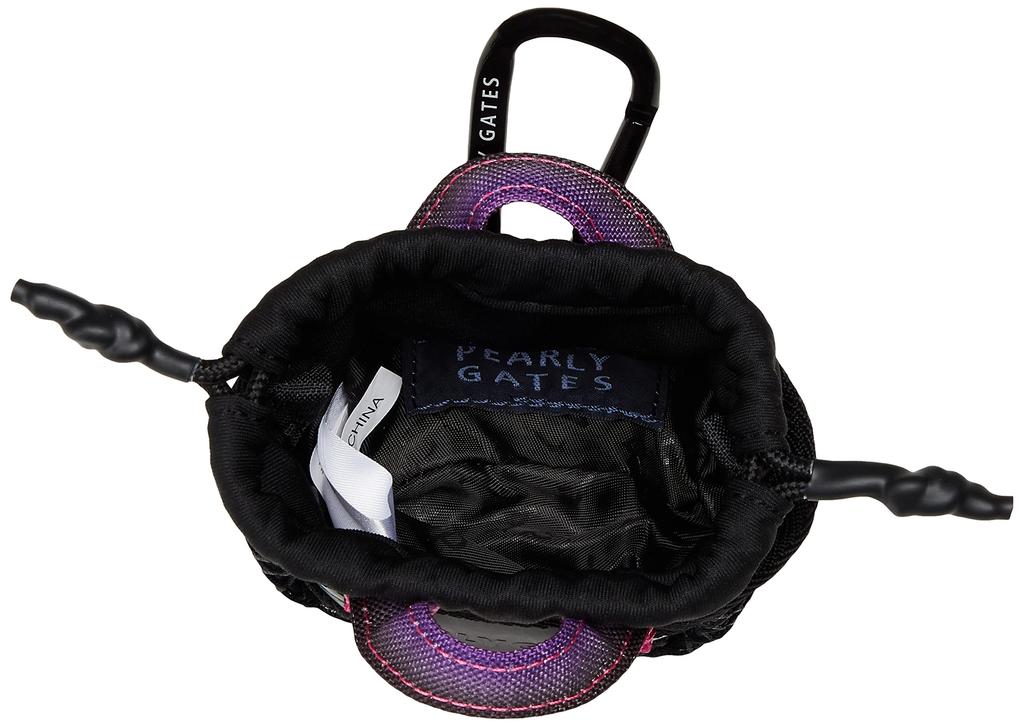 PEARLY GATES Unisex Ball Pouch/UNDYED Ball Pouch W90 x H75 x D50 / 053-2284807 010_Black Gradient FR