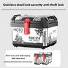 45L Capacity Motorcycle Trunk Thickened Electric Vehicle Durable Storage Storage Box  Universal Fit
