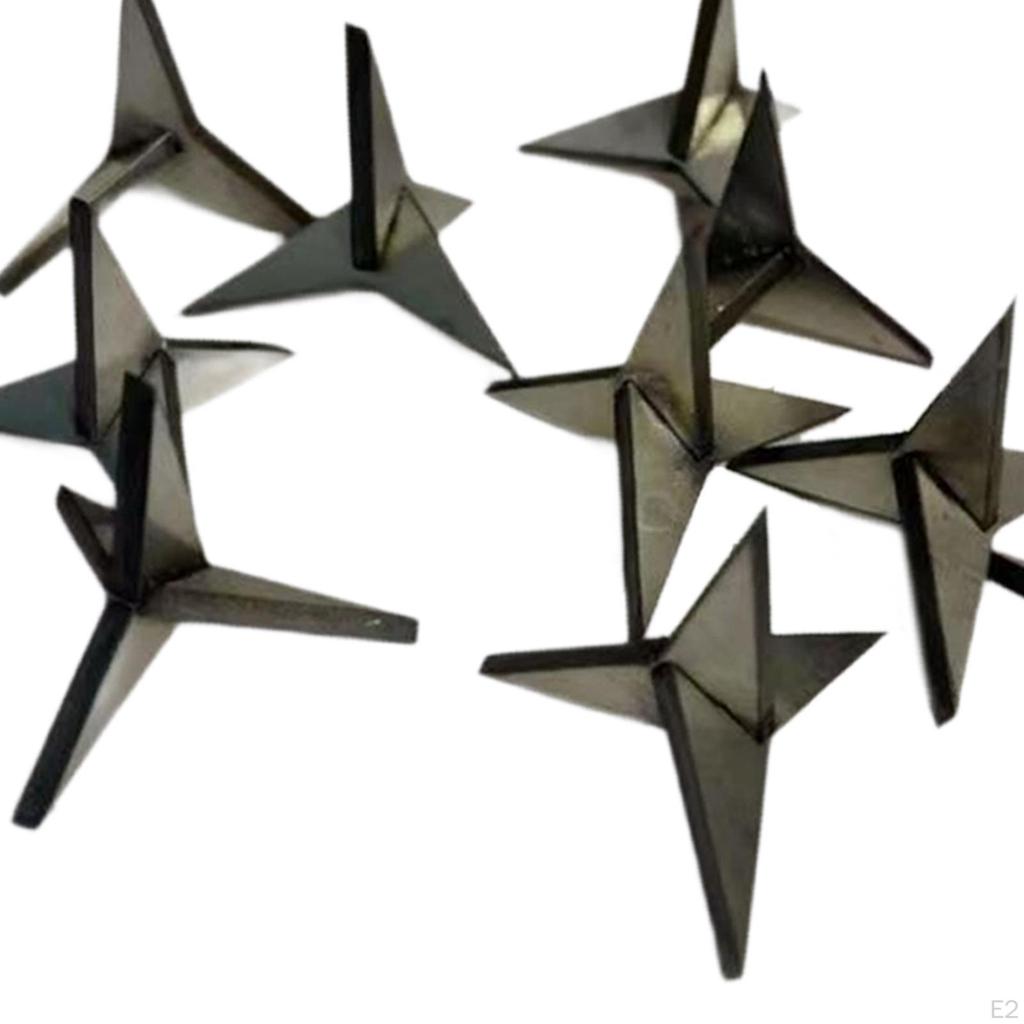 30 Pièces Clous pour Pneus de Voiture Triangulaires Haute Résistance Pratiques Installation Facile 2,5 cm