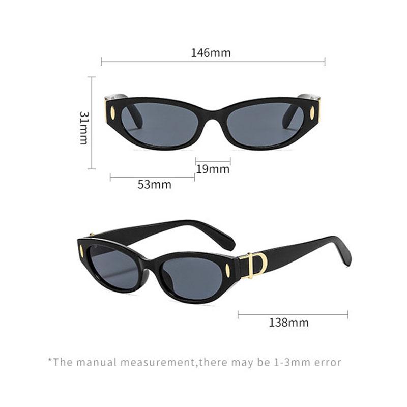 Y2K Vintage Cat Eye Sunglasses Women Men Luxury Designer Sun Glasses Punk Outdoor Driving Rivet Shades UV400 Protection