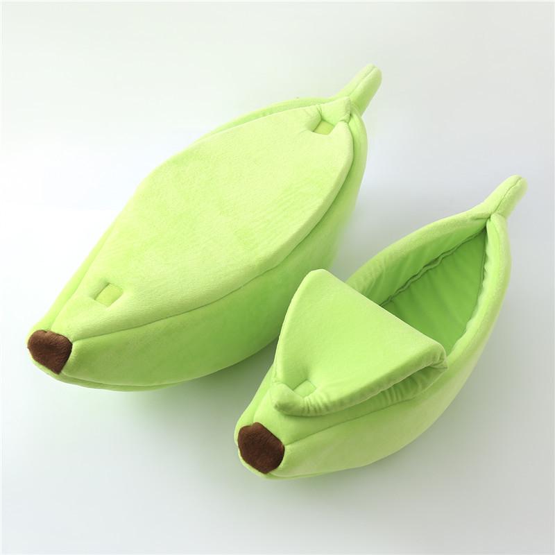Cat Bed Banana Pet House Cave Cute Cozy Sleeping Bed for Cats Small Animals Durable Puppy Kennel Kitten Basket Cat Accessories