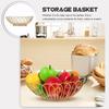 Multi-Purpose Fruit Tray Fine Craftsmanship Iron Storage Tray for Home Hotel Restaurant Party Snack Cake Chocolate Serving