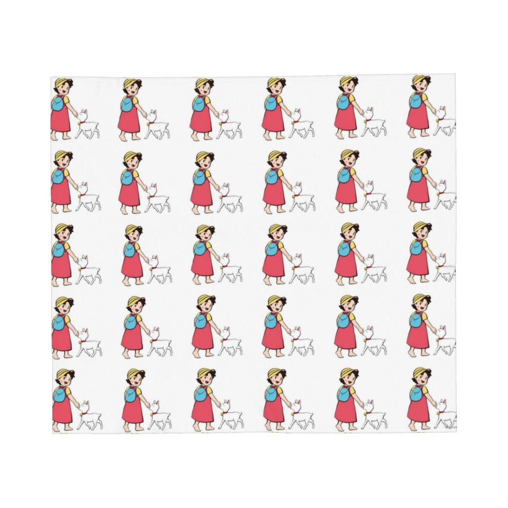 Heidi A Girl of the Alps Blanket Cartoon Anime Flannel Vintage Warm Throw Blankets for Home Textile Decor Car