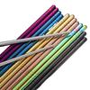 1 pair Stainless Steel Chopsticks Non-Slip Reusable Chinese Chopstick Sushi Noodle Metal Chop Sticks