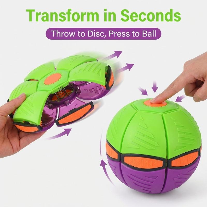 Verformbare Fliegende Untertasse Ball Magisches Entlüftungsspielzeug für Kinder Outdoor & Indoor Eltern-Kind Fußdruckentlastung Stressabbau Geschenk