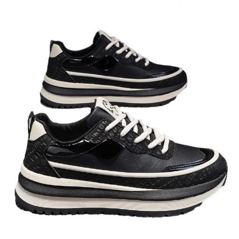 Zapatos de Hombre Son de Gama Alta Versátiles Casuales Adecuados para Adolescentes. Ellos Corriendo Deportes Aumento de Altura. Negro Moderno