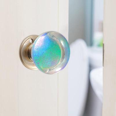 652F Cabinet Pull Unique Resin Wardrobe Knob Crystal Ball Unique Door Pulls Handles Kitchen Bedroom Furniture Hardware