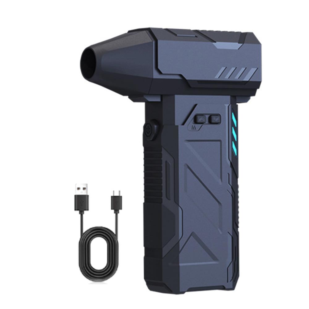 

Мощный воздуходув 130000 об/мин Турбореактивный вентилятор Скорость ветра 53 м/с Электрический воздуходув Многофункциональный выдув пыли Сушилка Макс. тяга 200 г чёрный