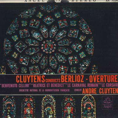 LP Record ANDRE CLUYTENS, ORCHESTRE NATIONAL  - Berlioz: Overtures AA7036 ANGEL Japan Classical Used