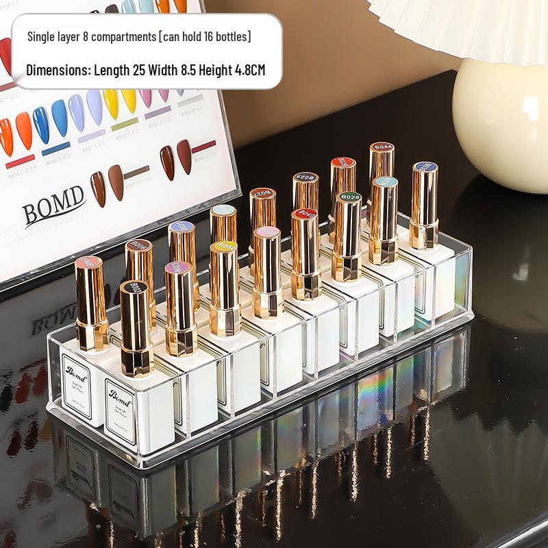 Acrylic Multi-layer Nail Polish Display and Storage Rack