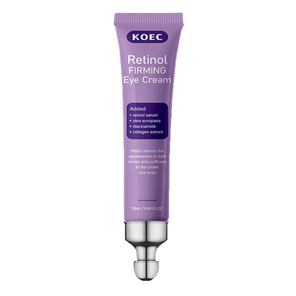 Oční krém s retinolem na tmavé kruhy a vrásky, rozjasňující a zpevňující, hydratační oční sérum proti stárnutí, 30 ml