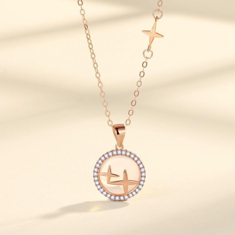 

Звездный язык Ожерелье Звезда Желаний Женская мода Легкая роскошь Изысканный ins стиль Звездная подвеска Женщины