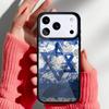 I=srael Flag in Finger Phone Case for iPhone 17 16 15 14 13 Pro Max Back Cover for 12 11 Pro Coque