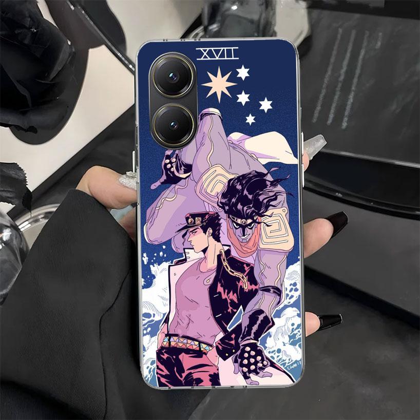 JoJo Bizarre Adventure Anime Phone Case for Xiaomi Poco X7 X6 X5 X3 Pro X4 Nfc F7 Ultra F6 F5 F4 Gt M6 M5S M4 M3 Soft Silicone C