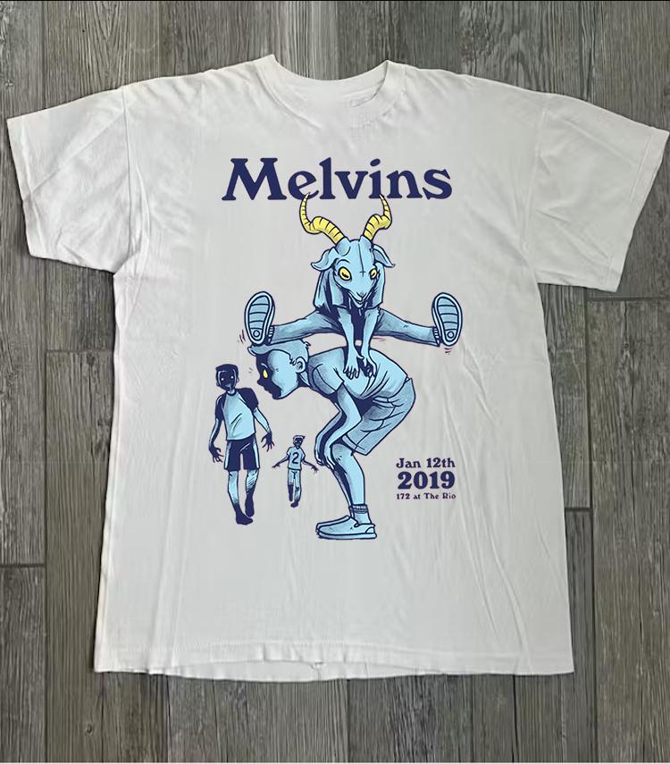 Vintage Melvins Band Tour 2019 Shirt Unisex Concert S to 5XL BO205 Unisex T-Shirt M