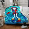 Digital Circus Blanket Comfortable Great for Picnics Seaside Office Chair Four Seasons Multipurpose Modern Gift for Travel Home Birthdays