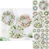 Charming 40cm Artificial Rose Peony Flower Garland With No Color Fading