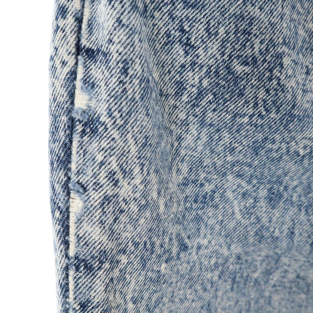 Levi's 80er Jahre Made in USA Alte chemische zulaufende Jeans 11 Eisblaue Jeans Damen Gebraucht