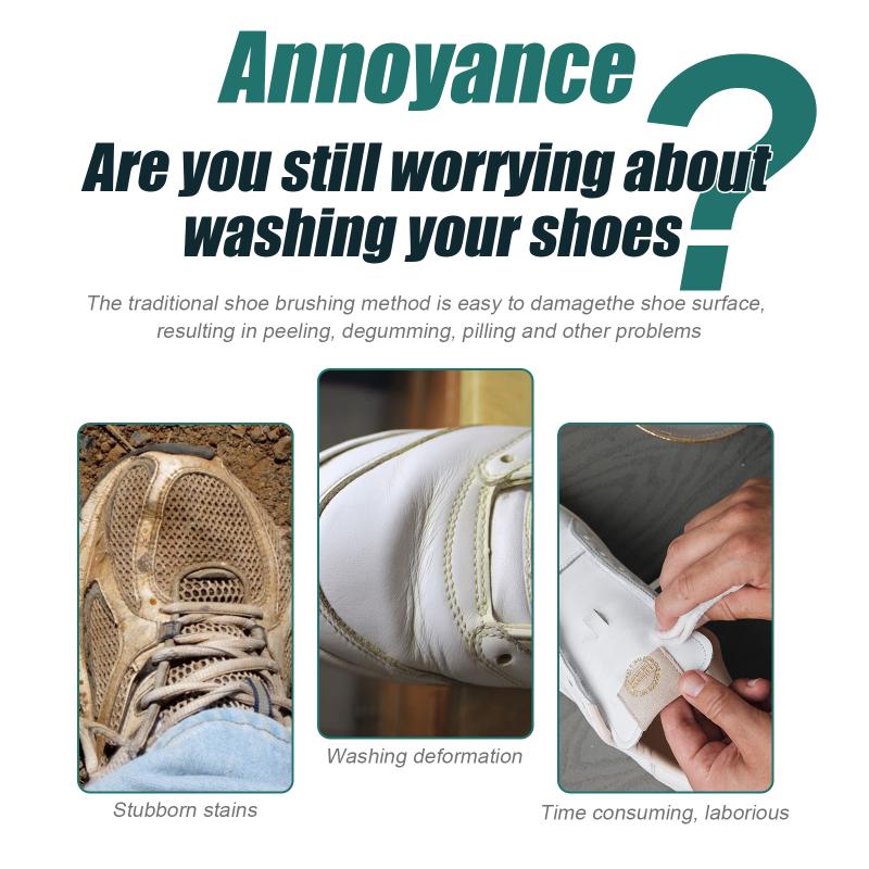 All-Purpose Shoes Cleaner Jaysuing Small White Shoe Cleaner, Shoe Edge Black Removal, Decontamination, Cleaning And Whitening