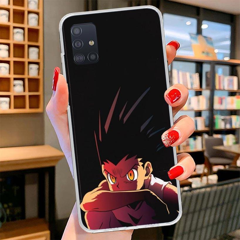 Hot Anime Hunter X Cover Phone Case For Samsung Galaxy A12 A22 A32 A52 A72 A02S Phone Case Note 20 Ultra 10 S10 Plus A51 A71 A50