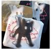 Cute Cat Print Design O-neck Short-sleeved T-shirt Women Ins Fashion Trend Couple Versatile Loose Y2k Top Women T-shirt