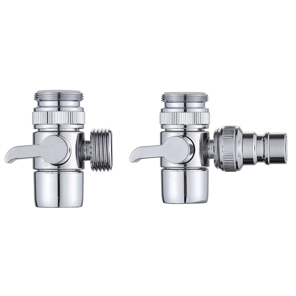 Washing Faucet Switch Faucet Compatible Connector Machine Faucet Multifunctional 3 Way Automatic Water Stop Valve