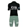 Mens Cycling Jersey Shorts Set Summer Breathable Quick-Dry Performance Wear Road Mountain Bike Riding