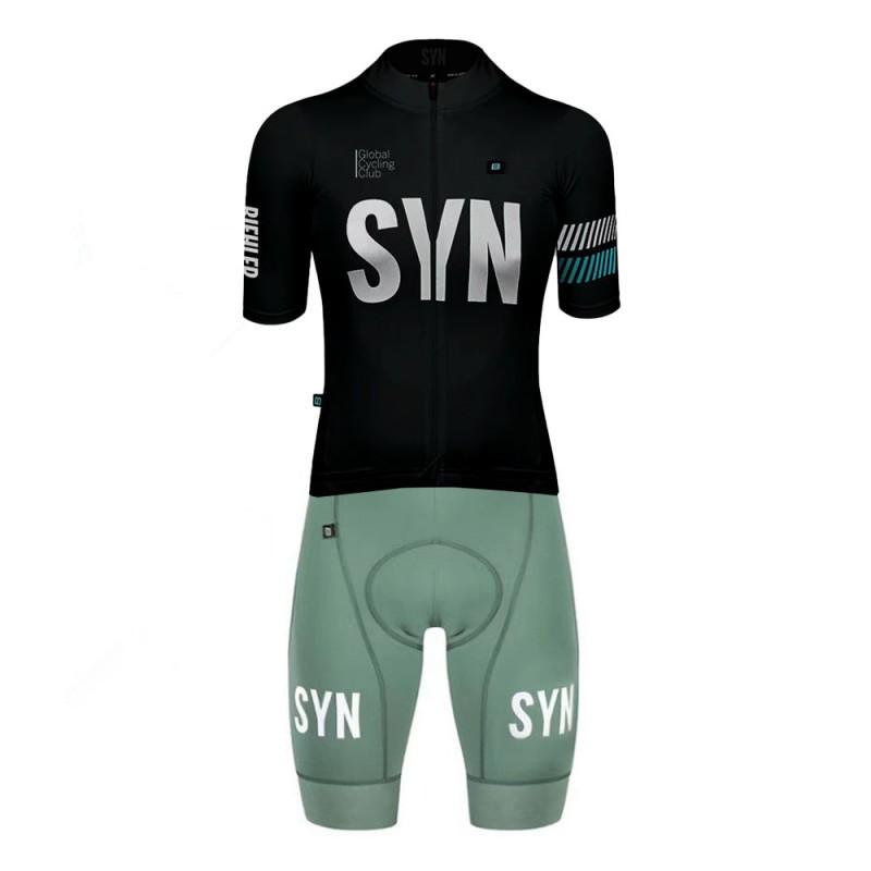 Mens Cycling Jersey Shorts Set Summer Breathable Quick-Dry Performance Wear Road Mountain Bike Riding