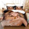 Celine Dion Bedding Set 3D Print Music Star 3PCS Duvet Cover Pillowcase Bedroom Decor For Adults Music Lovers Pop quarto