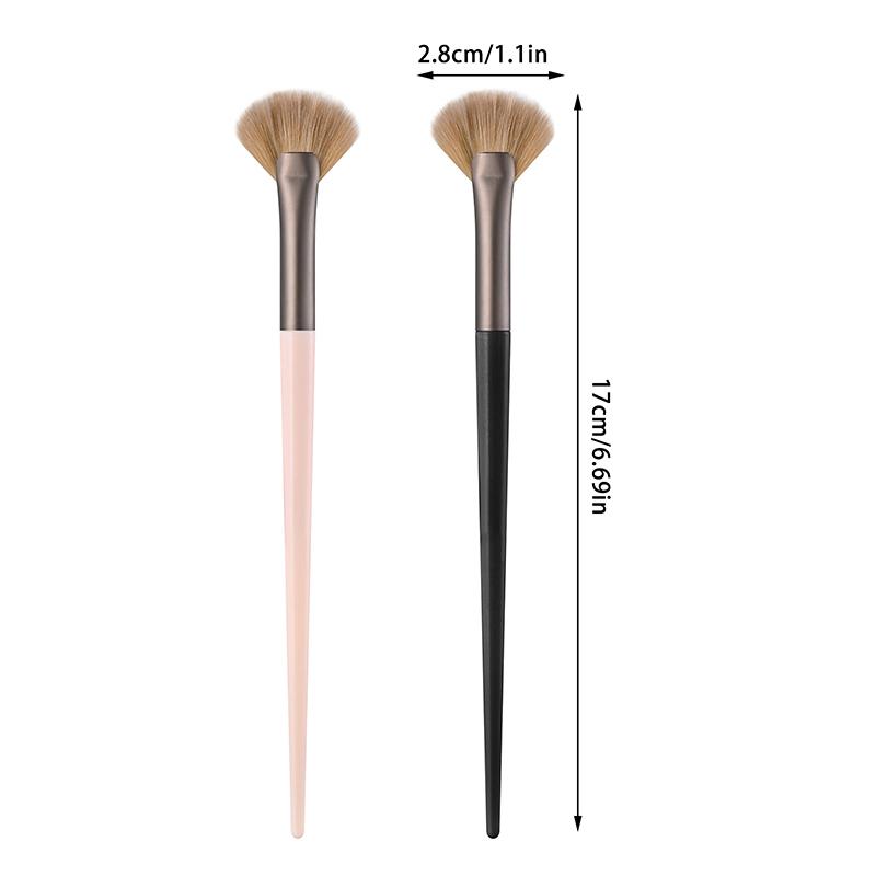 1/3 Stück Schlanker Weicher Gesichtsfächer Pinsel Make-up Kosmetik Mehrzweck Maskenpinsel Make-up Pinsel Werkzeug Professioneller Puder Kosmetikpinsel Werkzeug