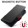 SUTENI J07 For iPhone 16 Pro Max Case Compatible with MagSafe Litchi Texture Leather Wallet Phone Cover