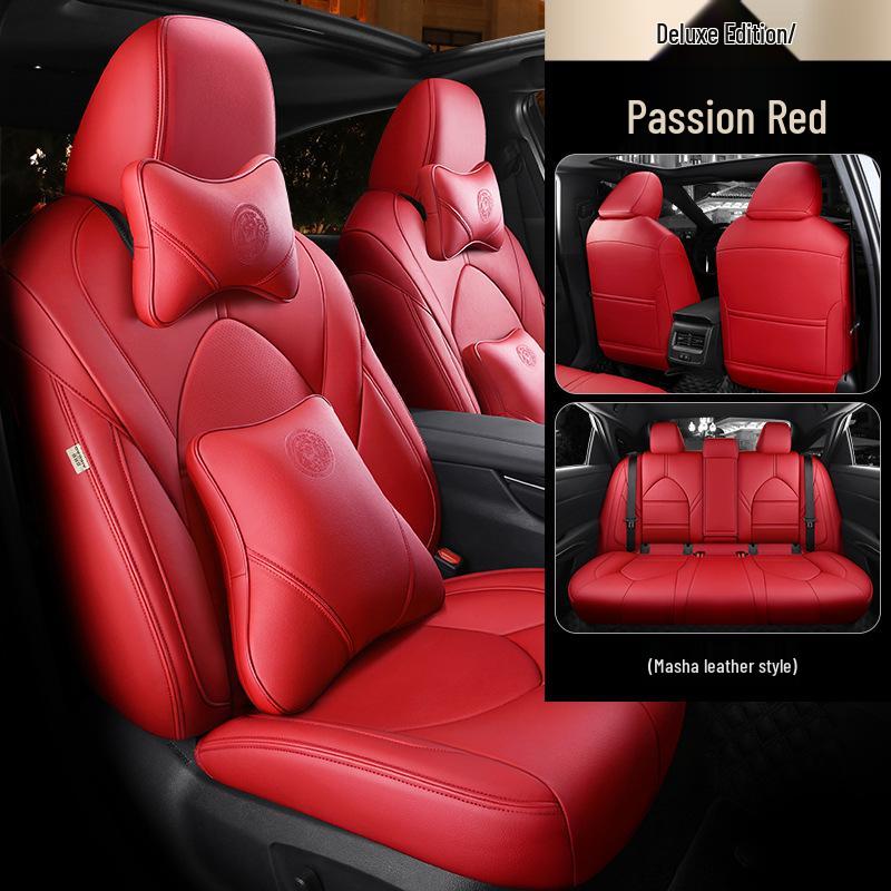 Universal Genuine Leather All-Season Car Seat Cover for Five-Seat Models