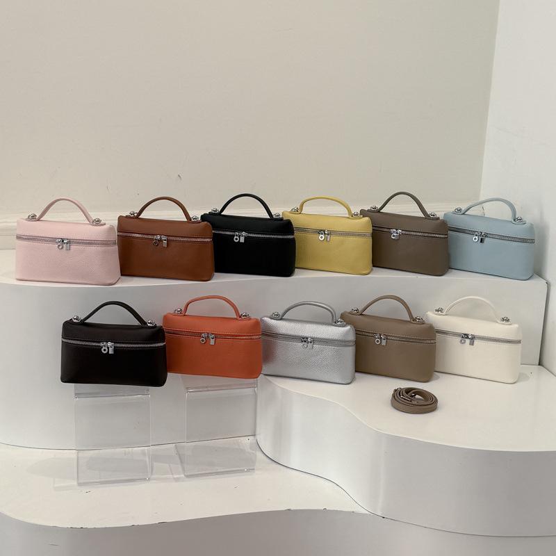 Simple hand-carried box bag lp19 lunch box bag 2026 new Korean fashion shoulder bag commuter messenger bag