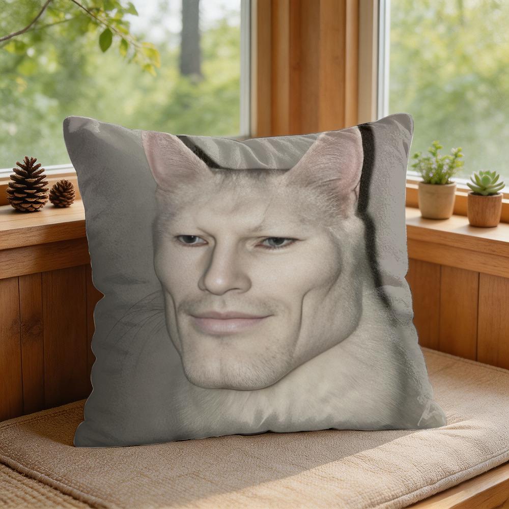 Abstrakte Hässliche Tiere Lustige Niedliche Kissenhülle Quadratisch Kurzer Plüsch Kissenbezug Wohnzimmer Sofa Heimdeko Funda X