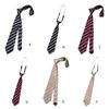 Cravatta a Righe JK alla Moda Cravatta Regolabile Accessorio per Collo per Donne Uomini Adolescenti Accessori per Uniformi Aziendali e Scolastiche