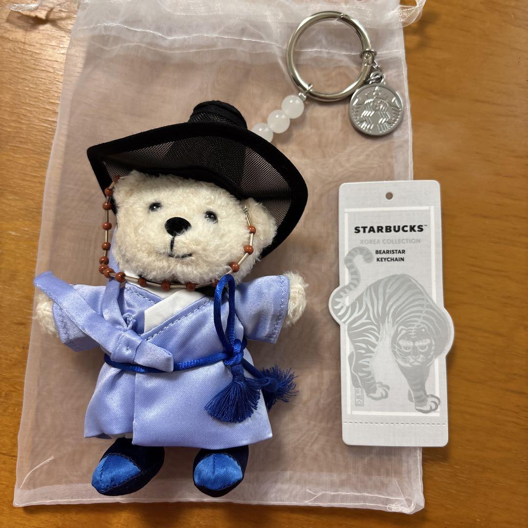 

[Б/У] Корея Ограниченная серия Брелок Starbucks Bearista Ханбок Паджи Чогори