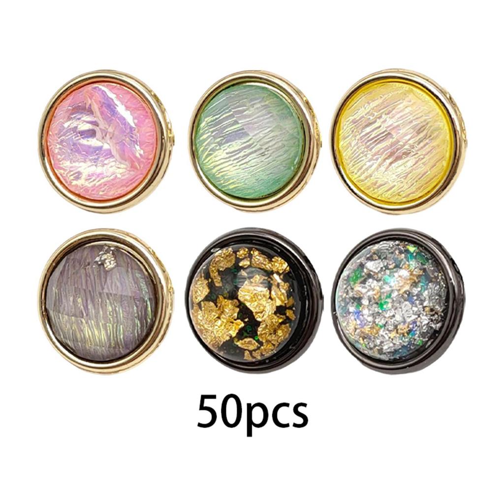 50 Sewing Button Decorative 12mm Single DIY for Shirt Uniform Jeans Jacket Coat