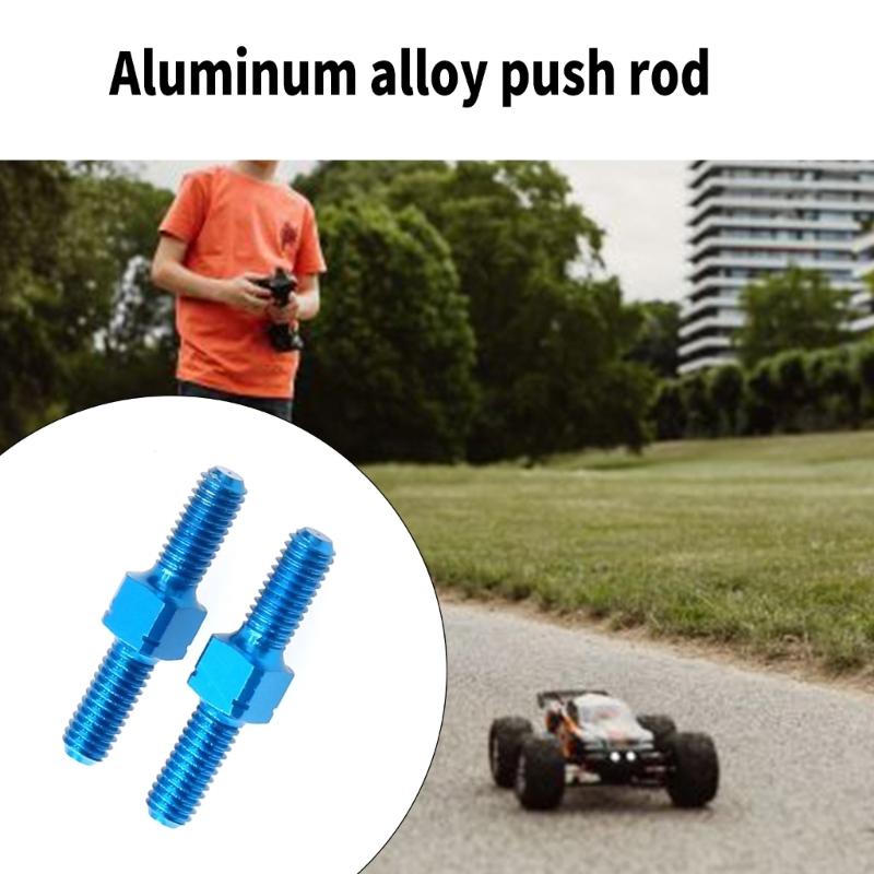 2pcs Aluminum Turnbuckle Shaft 3x18mm Lightweight Rod Linkage For Remote Control Model Cars Accessories