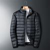 Men's Short Lightweight Down Jacket - 2024 Winter Trend, Casual Plus Size, White Duck Down, Fashionable and Warm