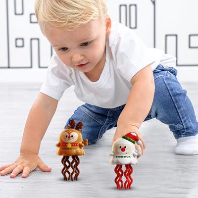 Electric Dancing Octopus Toy Smart Obstacle Avoidance Santa Claus Elk Ghost Pumpkin Octopus Toy Toddlers Boys Girls Crawling Cartoon Octopus Toy